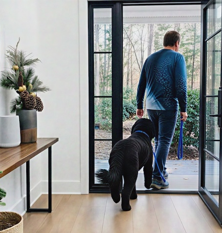 Winnie showing more controlled movement during the Adventure Dog System